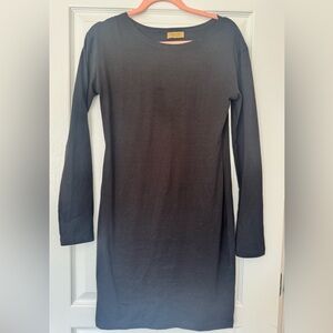 PIKO Black Long Sleeve Knit Dress.  Size L.